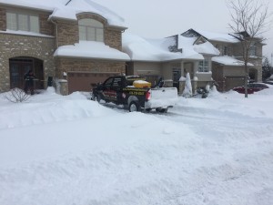 residential driveway snow removal