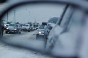 Driving in winter in Burlington